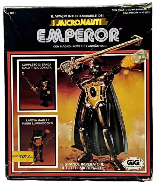 Mego Corp Gig Micronauti Micronauts Emperor Made In Hong Kong 1977