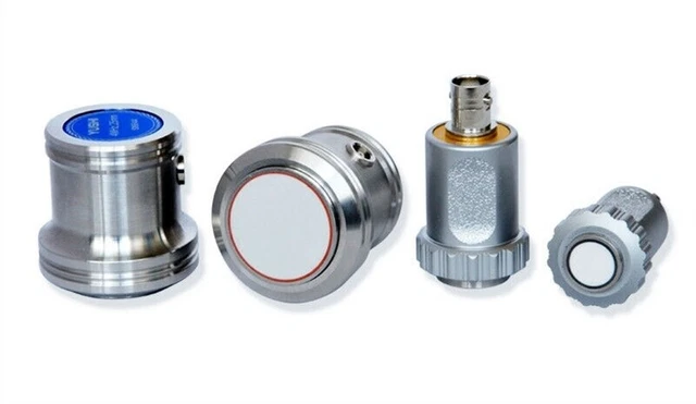 YUSHI 1MHz 20mm Straight Beam Ultrasonic Transducer For Flaw Detection – Metal Case, 37.5mm Length