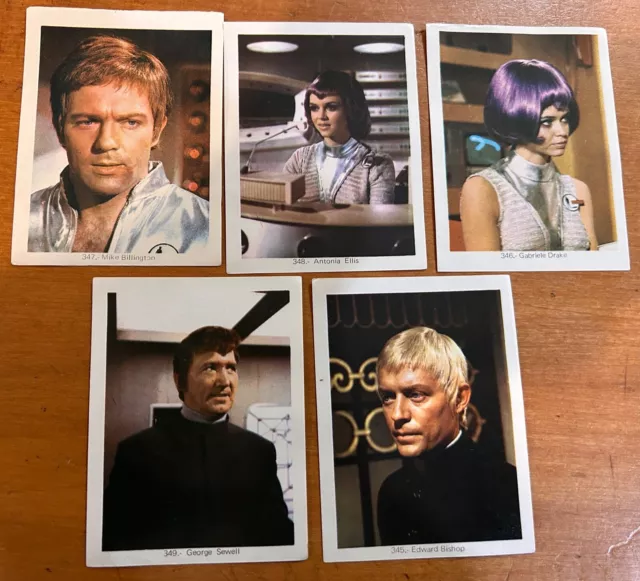 Gerry Anderson UFO 1974 MEXICO CARDS Ed Bishop Gabrielle Drake Michael Billingto