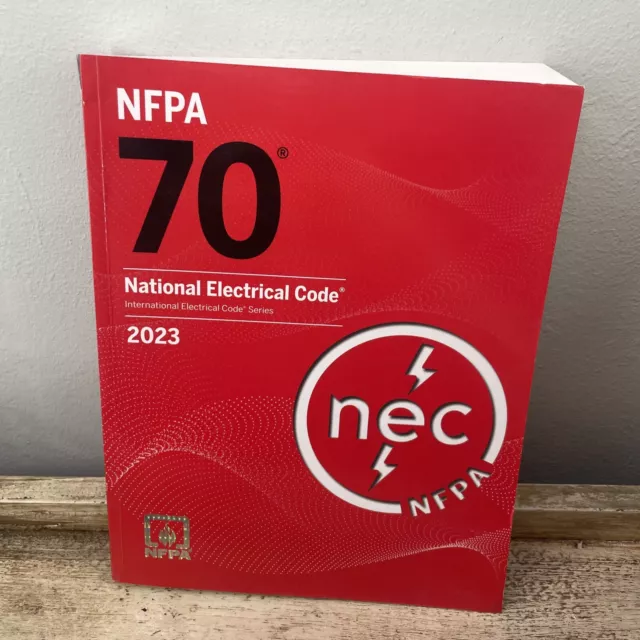 NFPA 70 NEC 2023 Edition Code Book National Electrical Code 54.99