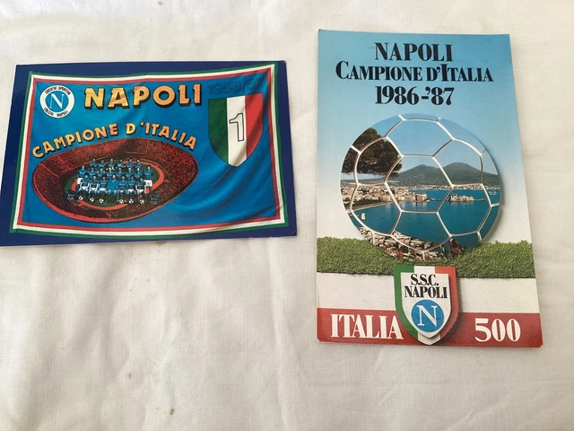 Carte Postale Rare Naples Saison 87-88 - Diego Maradona - Collection