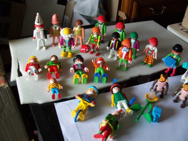 Lot Playmobil Maison, Garage, Voiture, Moto, Trottinette - Ville Occasion