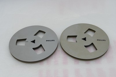 1 x AKAI r-77m-j ARGENTO bobine in alluminio 18cm-ORIGINALE-Made in Japan 