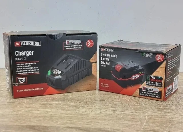 BATTERIA PARKSIDE 20V 4Ah per trapano 20v strumenti cordless - dock
