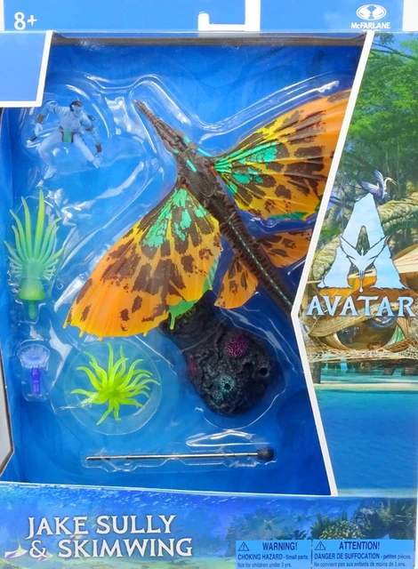 Figurine Deluxe Avatar : The Way Of Water - Jake Sully & Skimwing - McFarlane Toys - Neuf