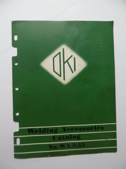 1953 O.K.I. Welding Supply Co Tool Catalog Goggles Helmets PPE More Vintage
