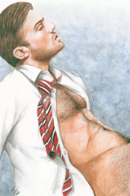 ORIGINAL ART - Male Figure Illustration $16.99 - PicClick