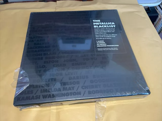 Metallica -  Blacklist by Various Artists - 7 x12”lp box set 2021 sealed Damage