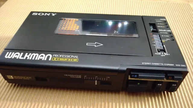 Walkman Cassettes Sony  Wm D6C Professionnel Enregistreur Excellent Etat