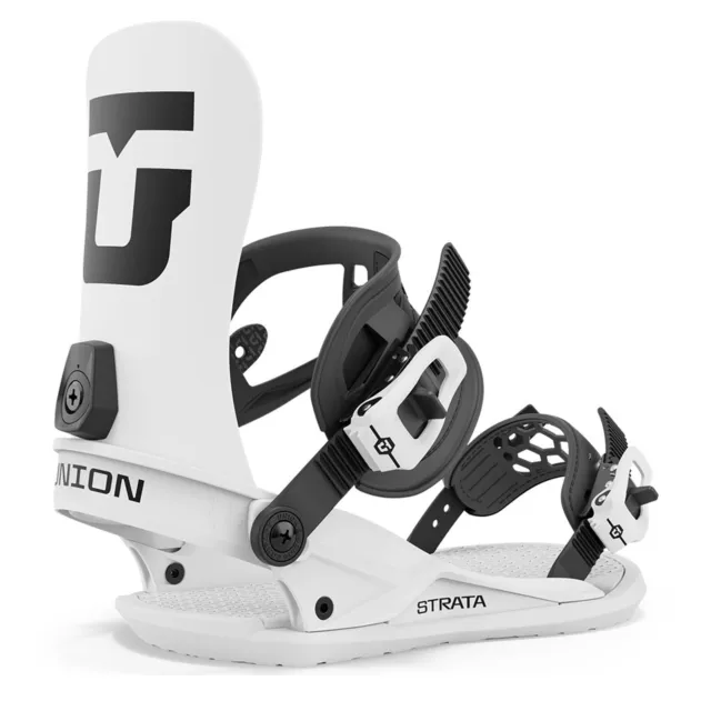 Union Hombre Fijación Snowboard Strata 2024 - White Tamaño L