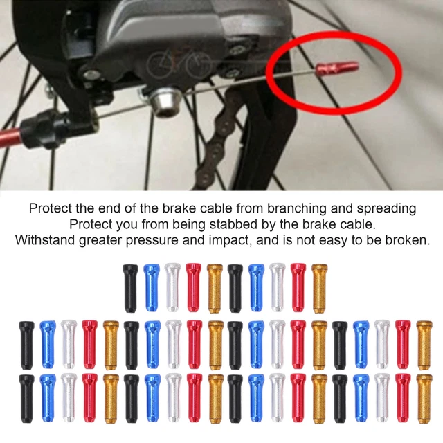 Capuchon De Câble De Frein De Vélo Assortiment 'embouts De Câble De
