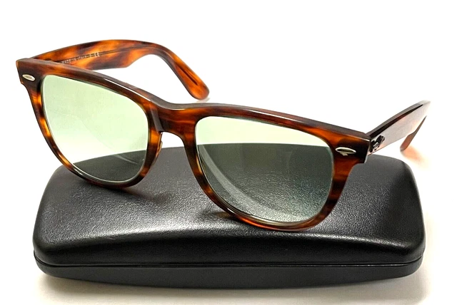 Vintage RAY-BAN WAYFARER CLASSIC RAP3031AA RC004 Brown Tortoise Eyeglasses Italy