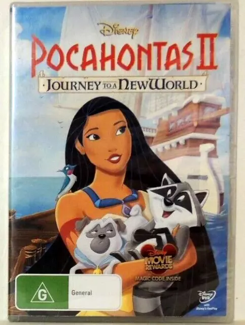Pocahontas II Journey To a New World Brand New Sealed DVD Disney Region 4