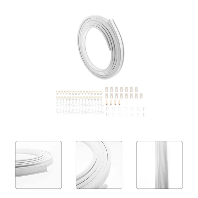 10 Rouleaux De Support Pour Rideau En Nylon - Qualité Hôpital, Résistants Et Durables