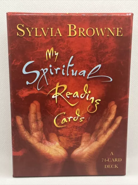 Sylvia Browne My Spiritual Reading Cards Deck & Booklet Oracle Tarot Deck 72