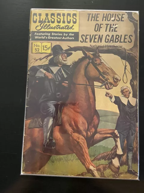 Classics Illustrated #52, The House Of The Seven Gables (1966-GD)