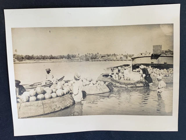 LIV16800  Photographie Photo d&#039;époque vintage Turquie melon bateau