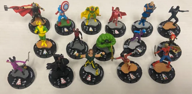 Marvel Heroclix Avengers War of the Realms Complete Common Set WOTR 001-016