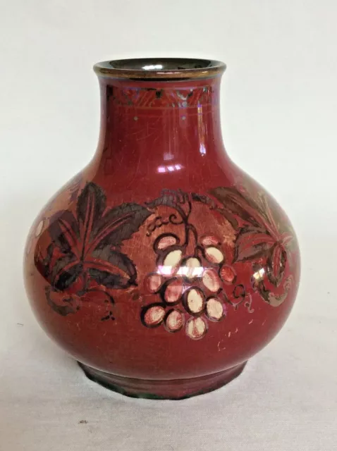 Larger W.s.mycock Pilkingtons Royal Lancastrian Lustre Vase