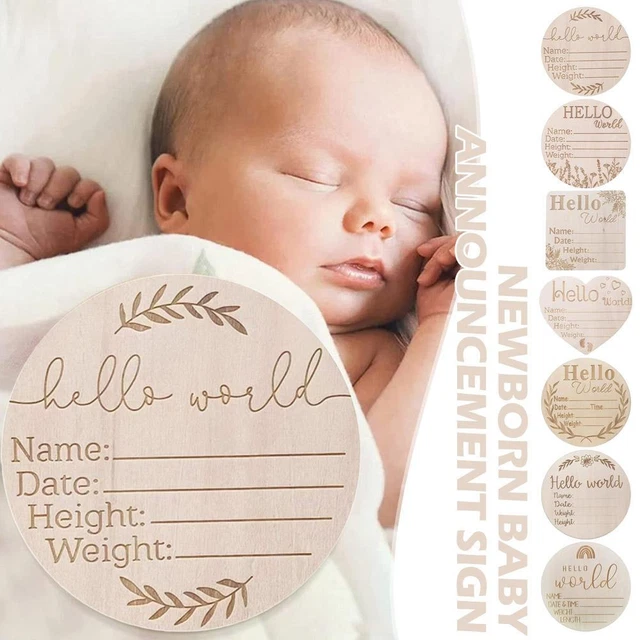 Baby Announcement Sign For Hospital - Party to Be Wooden Birth Sign GX t1h T9C1
