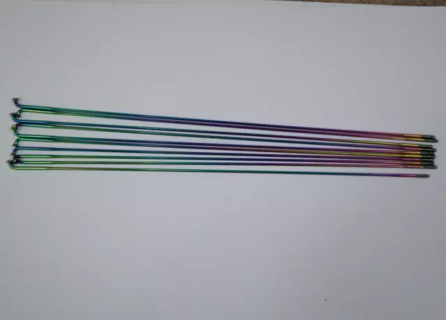 Coloured spokes mtb best sale