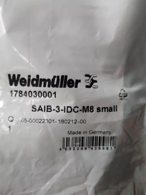 10 weidmuller 1784030001 SAIB-3-IDC-M8 PETIT 2