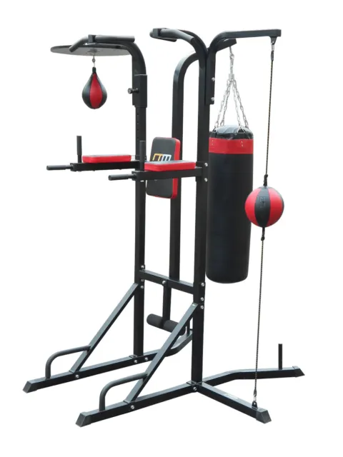 Power Boxing Station Stand Gym Speed Ball Punching Bag Randy & Travis Machinery