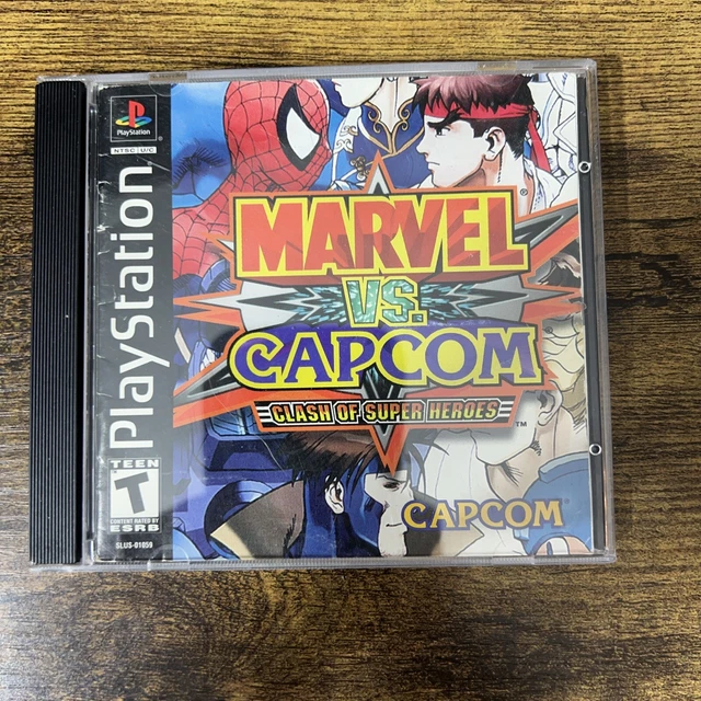 MARVEL VS CAPCOM: Clash of Super Heroes CIB (PlayStation 1 PS1) READ ...