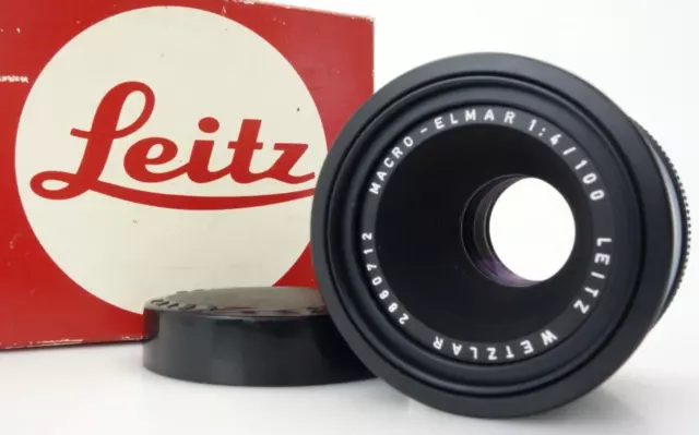 Leitz Leica MACRO ELMAR R 100mm f4 11230 Wetzlar 2860712 jq175