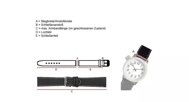 Eichmüller o-Band Pulsera de Reloj Vegan Braun De Ananasblätter de Punto Liso