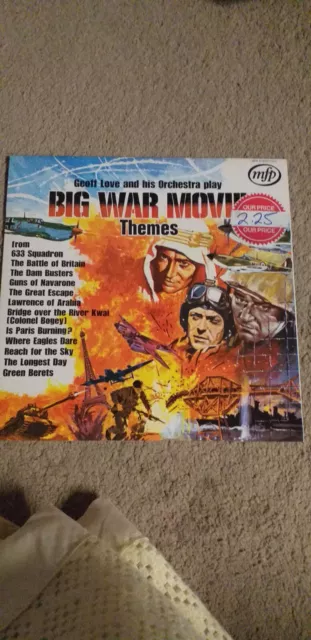 Geoff love and his orchestra Big War movies vinyl record