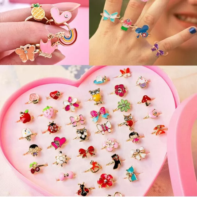 Jewelry Children's Rings Adjustable Cartoon Rings  Toy