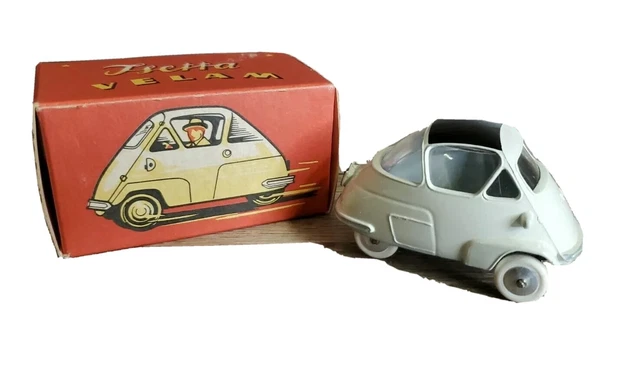 641Y IXO 75 Iso Isetta Velam 1955 Blanc Nos Chères Voitures d'Antan 1