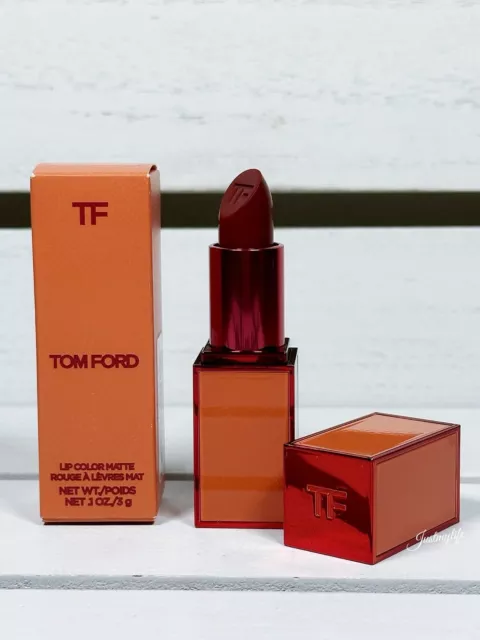 Tom Ford Bitter Peach Lip Color Lipstick,16 Scarlet Rouge,Full Size 0.1oz/3g,NIB