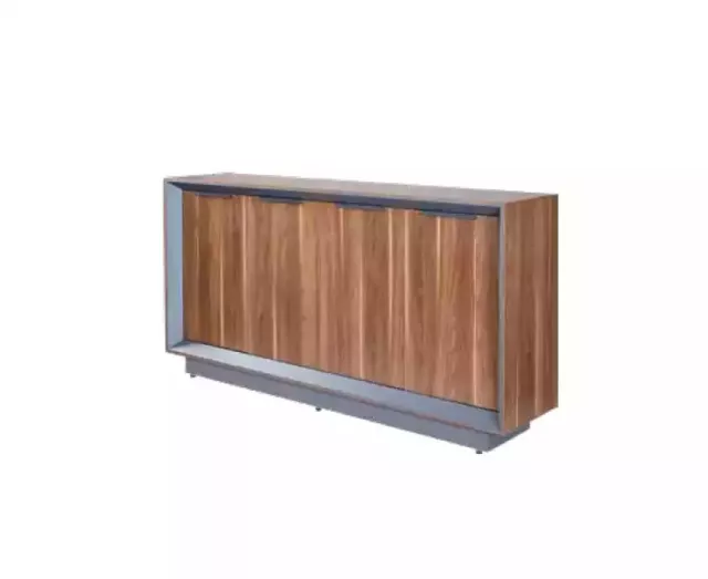 Lusso studio mobili in legno scrivania tavolino da caffè credenza marrone 3