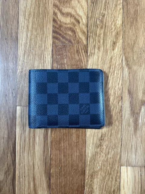Louis Vuitton Damier Graphite Envelope Business Card Holder 2019-20FW, Grey, * Inventory Confirmation Required