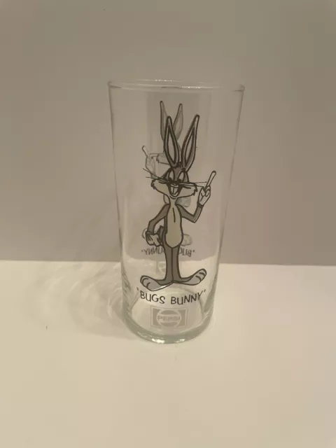 1973 Bugs Bunny Pepsi Collector Series Warner Brothers Drinking Glass