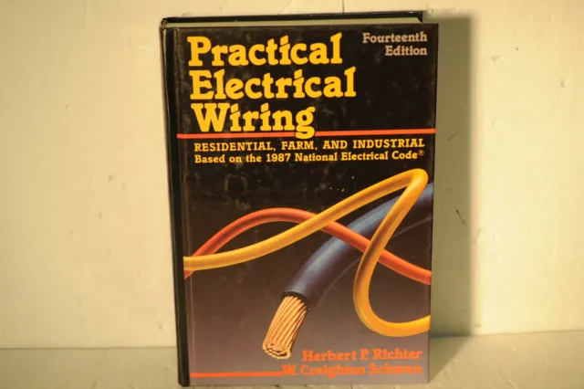 Practical Electrical Wiring, Herbert P. Richter, 1987 HC book