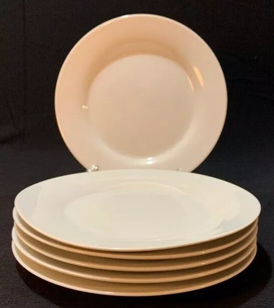 10 Strawberry Street 7.5" Simply White Plate (Set of 6), Salad/Dessert