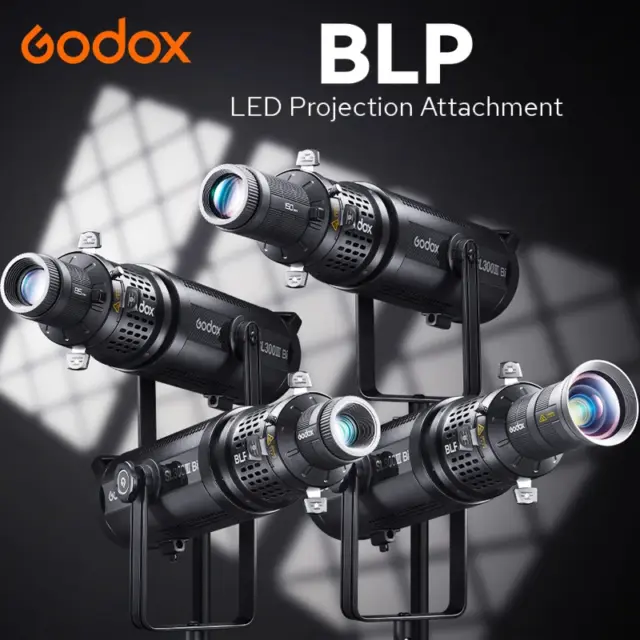 Godox BLP BFP Flash LED Projection Attachment Spotlight Condenser Bowens Mount