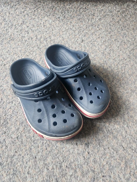 Junior bambini grigio ardesia CROCS bambini taglia 11