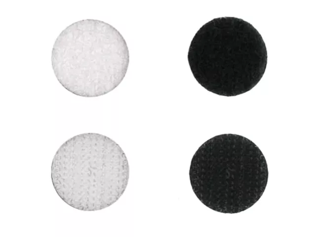 25 M PAIRES de bandes adhésives noir blanc crochet et boucle en tissu nylon  pou EUR 21,97 - PicClick FR