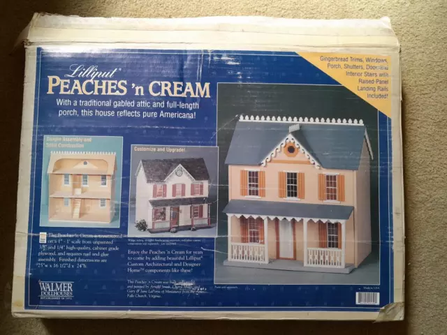 Walmer The lilliput Dollhouse Kit Peaches'n Cream #450 Selling As Parts Only