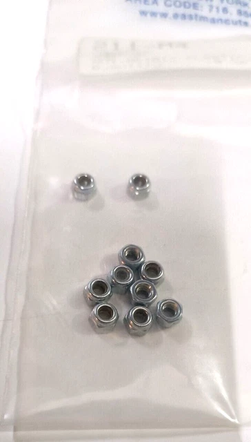 EASTMAN 211-M4 Nut Metric Elastic M-4 Thread 78P3F (10-Pcs)