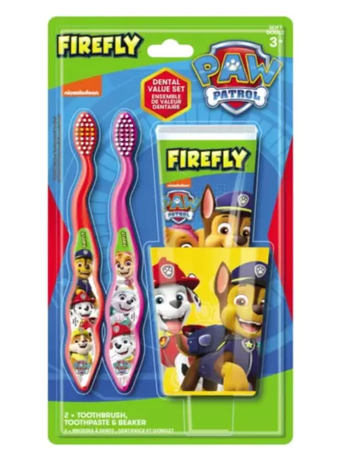 Paw Patrol Firefly Dental Set- Dental Care Set for Kids