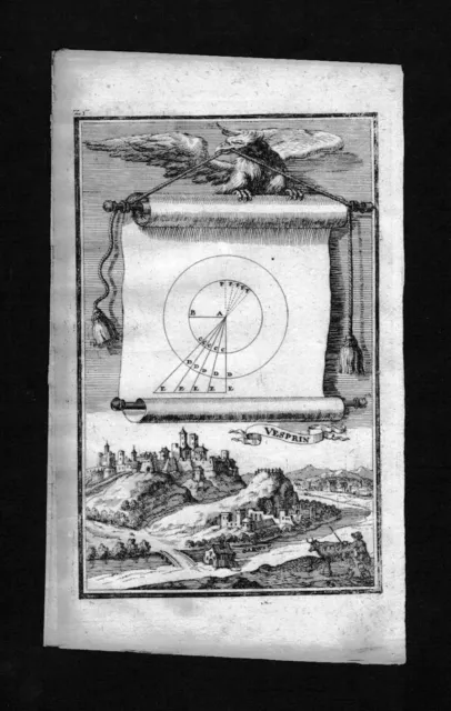 1660 - Veszprem Ungarn Hungary Kupferstich engraving Birckenstein