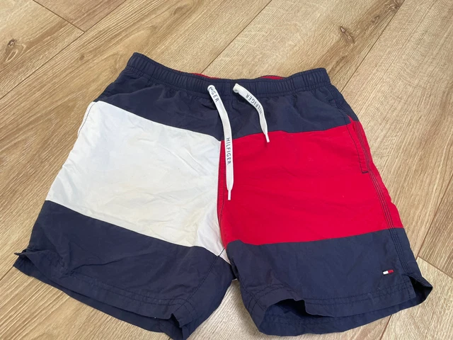 Pantaloncini Da Bagno Ragazzi Tommy Hilfiger Bandiera Età 12 Anni