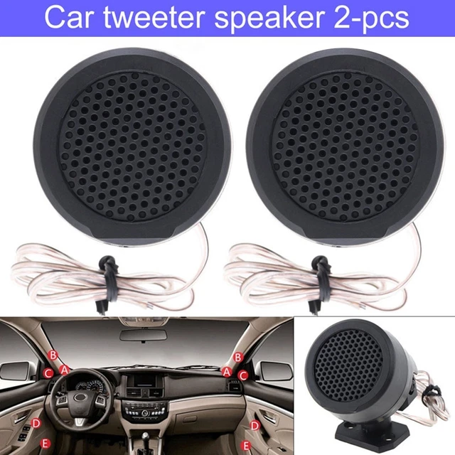 Tbest Tweeter de voiture 1 paire de haut-parleurs Tweeter 4 voies 600W