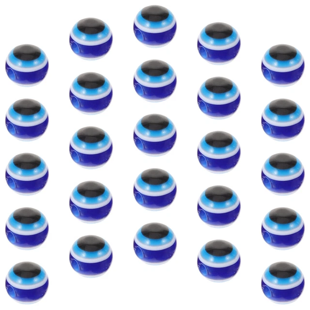 100 Pcs Lose Perlen Für Schmuck Handwerk Zauber Des Bösen Blicks Runden