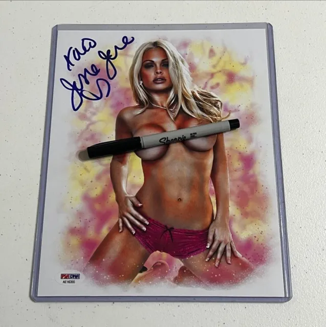 Jesse Jane Topless Signed Autographed 8x10 Photo PSA DNA Adult Film Star